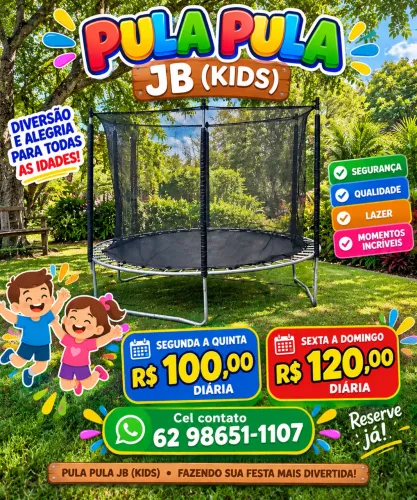 Aluguel de Pula-Pula Infantil 3 Metros - Caldas Novas