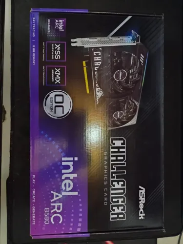Placa de Video AsRock Intel ARC B580 Challenger OC, 12GB