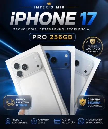 IPHONE 17 PRO MAX 256 COR SILVER 