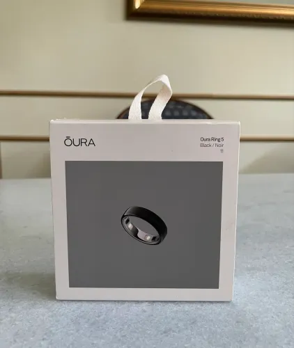Oura Ring 5 Black - Size 11 | Novo Lacrado