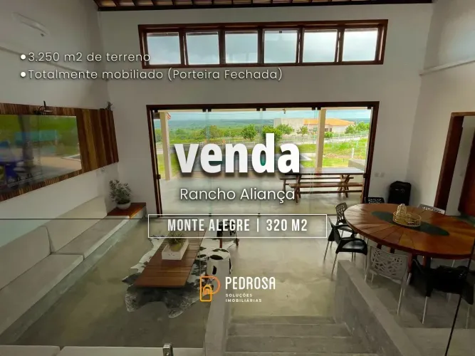 Térrea para venda tem 320 metros quadrados com 4 quartos em Centro - Monte Alegre - RN