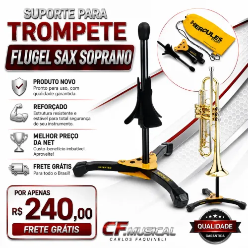 Suporte trompete flugel sax soprano