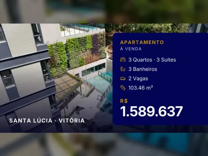 Hillside Park Residence: Seu Novo Lar em Santa Lúcia, Vitória 3 Suítes de Alto Padrão