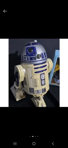 R2D2 ASTROMECH DROID COMANDOS DE VOZ EM INGLES HASBRO