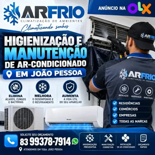 limpeza de ar condicionado em joão pessoa