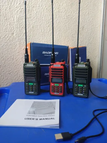 3 Rádios HT's VHF/UHF Baofeng uv 68 Pro Max