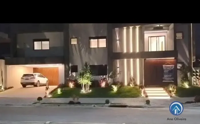Sobrado de 310m² com 4 suítes no condomínio Malibu em Caçapava - SP