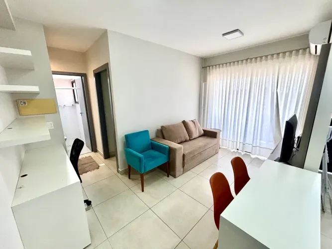 Imóvel para aluguel tem 40 metros quadrados com 1 Studio mobiliado 40m² c/ sacada gourmet 