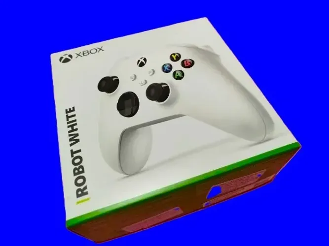 Controle Sem Fio Original Microsoft Xbox Series S/X ou PC - Robot White - Novo na Caixa