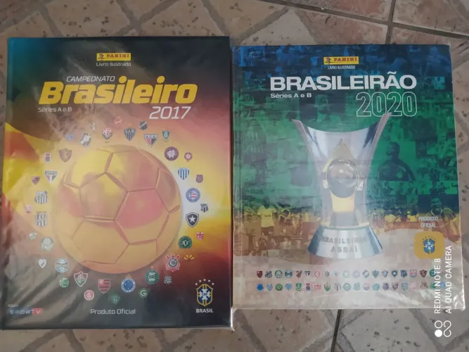 2 albúns Brasileirao 2017 e 2020 completo