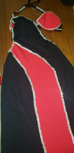 Roupa de dança do ventre, tamanho G