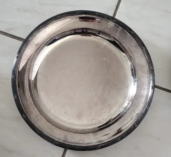 Bandejas de prata! oportunidade!!!o valor é para as 4 peças.