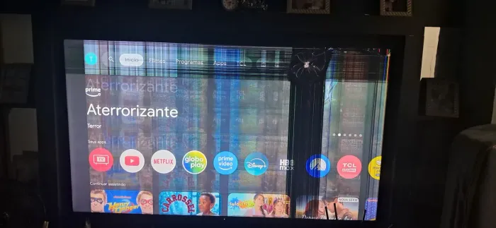 TV tcl 65 polegadas para assistência técnica