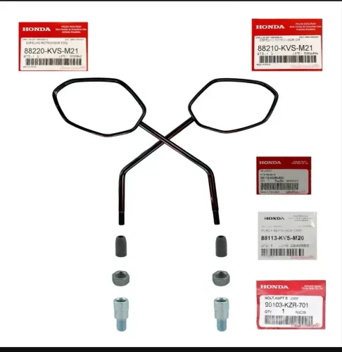 Par de retrovisores original Honda CG 160 