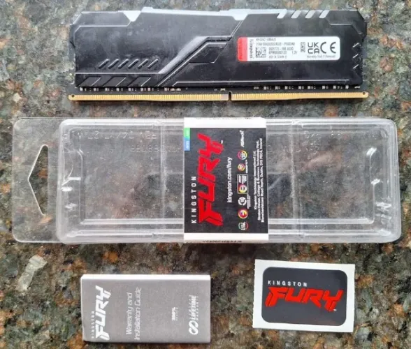 Memória DDR4 8GB 2666MHz, Kingston Fury Beast RGB, KF426C16BBA/8