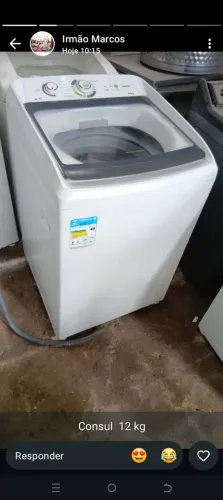 MÁQUINA DE LAVAR CÔNSUL MODELO NOVO FAÇO A ENTREGA GRÁTIS DOU GARANTIA DE 3'MESES 12 KILOS