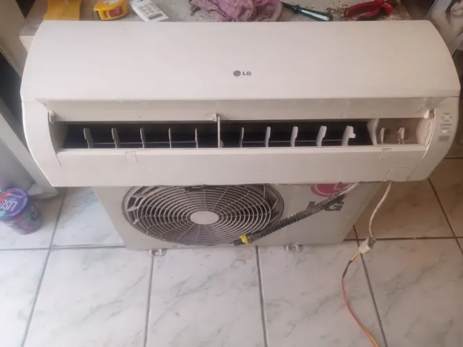 Ar condicionado split 12 BTUs LG modelo novo convencional