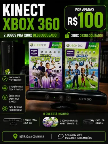 KINECT XBOX 360 PROMOÇÃO !!!!!