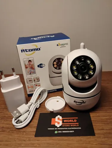 Câmera Wi-fi Robozinho Grava, Áudio e Infravermelho - Produto novo. Loja Store World