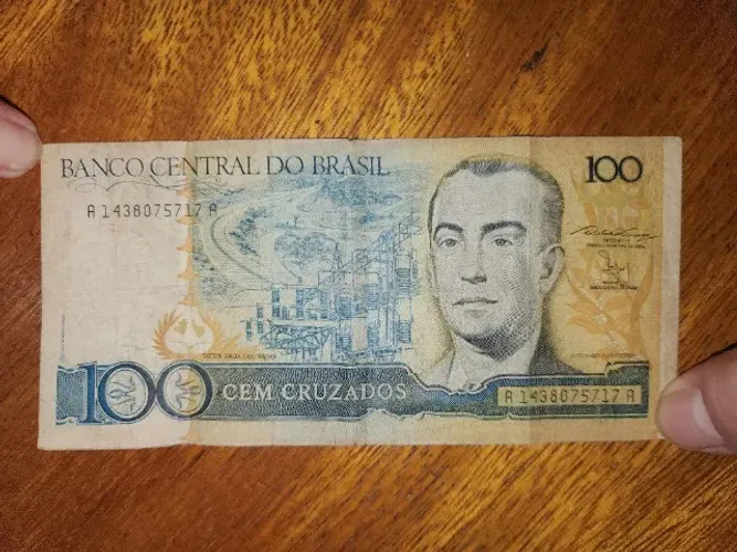 Nota de 100 Cruzados Juscelino Kubitschek - MBC