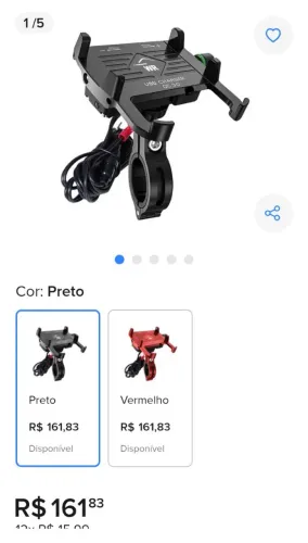 Suporte para celular de alumínio 