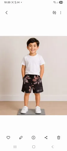 Bermuda infantil semi nova tanho 6 anos