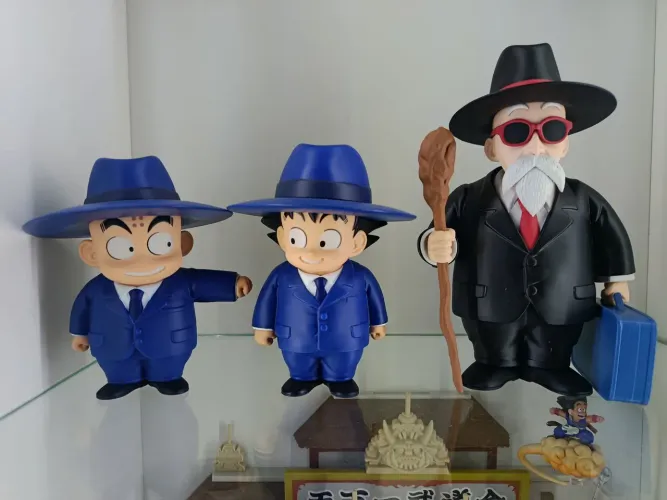 Goku Kuririn Mestre Kame Sofvimates Masterlise Kuji