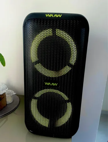 Caixa de som waw alok 