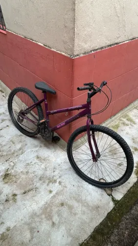 Bicicleta Ultra Roxa para Retirada de Peças ou Projeto