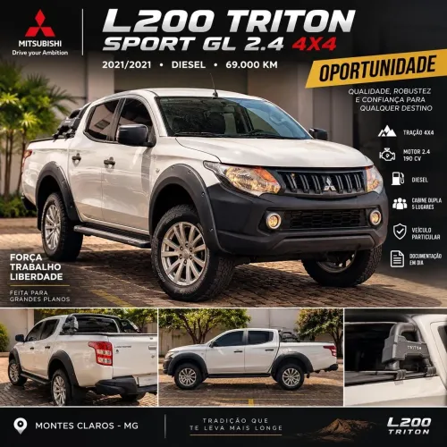 Mitsubishi L200 GLS 2.5 4X4 CD Diesel 2002