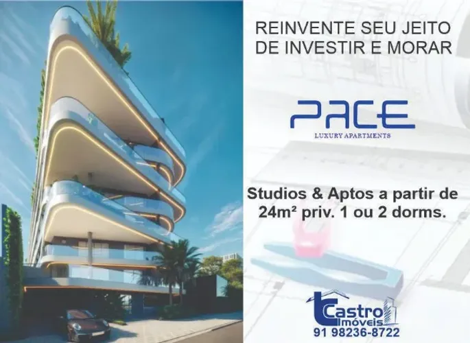 Condomínio PACE. Studios & Aptos com 1 ou 2/4 e 1 vaga. C017