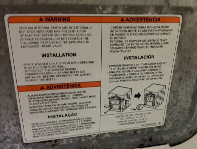 MÁQUINA DE LAVAR LG / lava e seca 8,5 ler a descrição