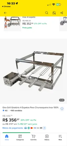 Grill Giratório 