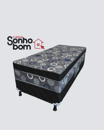 Unibox solteiro com 5cm de espuma 