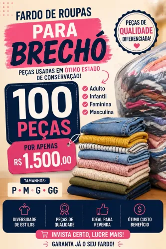 Roupas para bazar