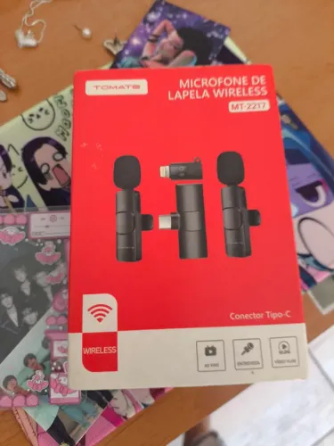 Microfone de Lapela Wireless