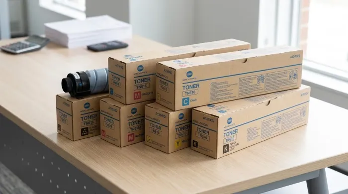 Kit toner original konica c6000 c7000 tn616
