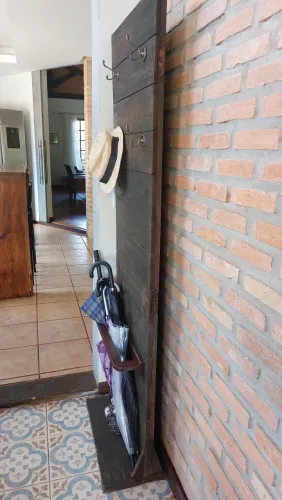 Chapeleiro porta guarda- chuvas estilo rústico 