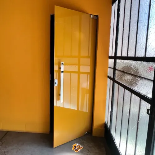 Portas de Vidro LARANJA | Excelente Estado - Ótimas para Comércio | Para RETIRADA