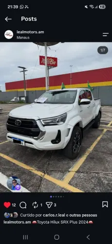 Toyota Hilux CD SRX 4X4 2.8 TDI 16V Diesel Aut. 2024