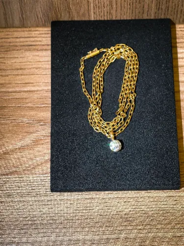 Corrente Cartier - Ouro 18k + Ponto de luz 1,5ct