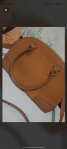 Bolsa Feminina Lace Lore Caramelo Nova com Alça Transversal