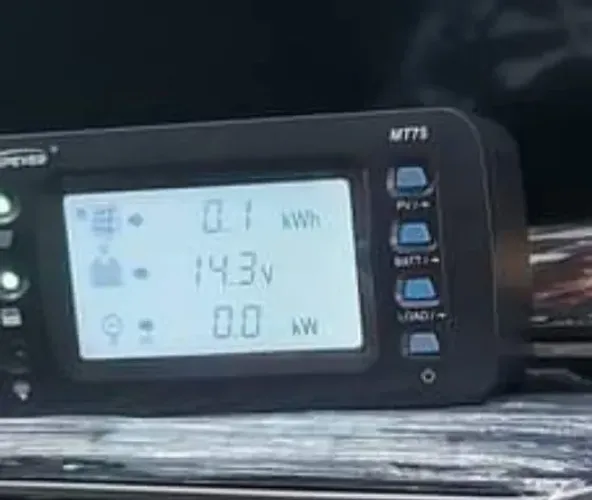 Medidor epever Mt75 para controlador carga e inversor 