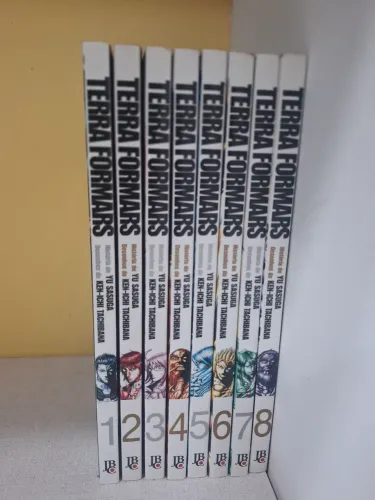 Mangá Terra Formars - Volume 1 ao 8 - Excelente estado