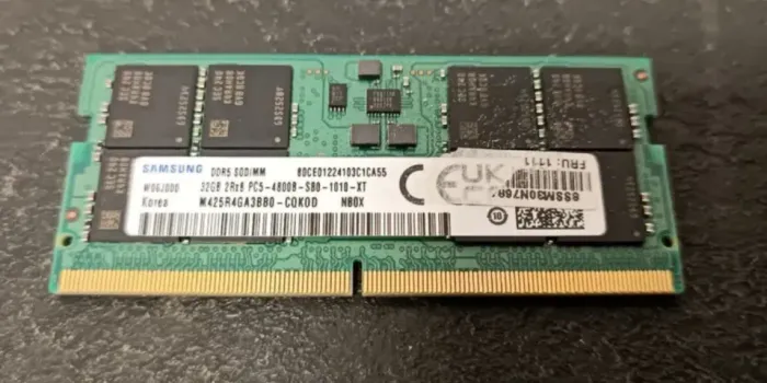 Memória RAM Samsung 32GB DDR5 4800MHz - Notebook