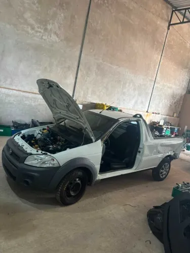 Sucata Fiat Strada Hard Working 2018 1.4 EVO Manual Para Retirada De Peças