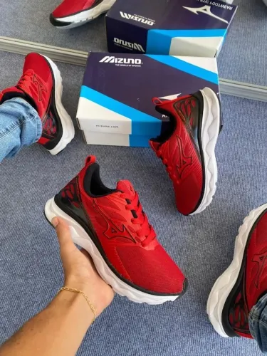 Tenis Mizuno Vermelho Masculino Fazemos Entrega