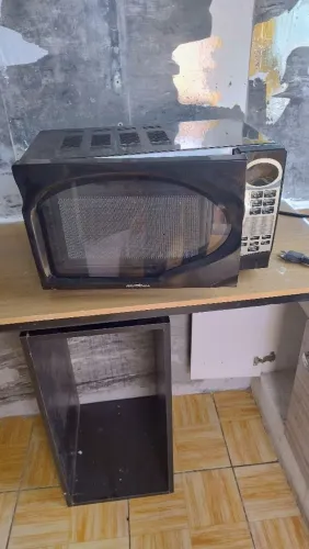 Microondas com defeito