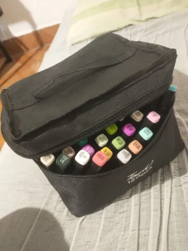 Kit 120 Canetas Tinta Acrílica Ponta Dupla