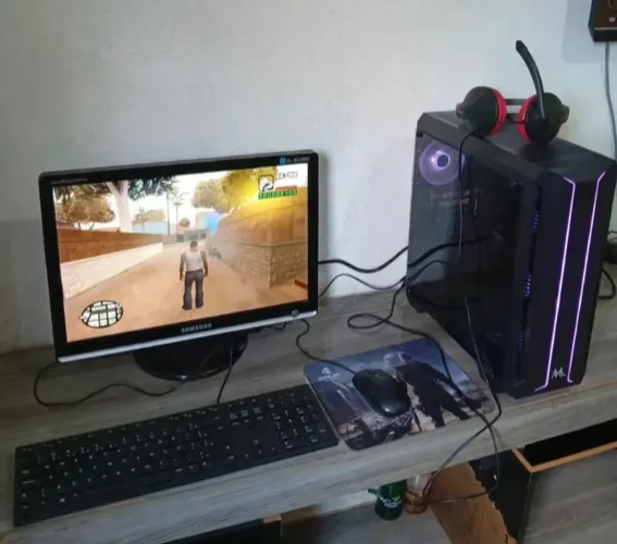CPU Gamer Mtek RGB i5 4GB 500GB Fonte 220W - R$450